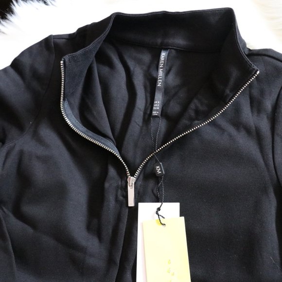 Karen Millen Black Long Sleeve Skater Dress Size 2 - Picture 5 of 8